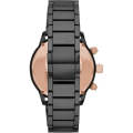 Emporio Armani Mario Black Ceramic Strap Black Dial Chronograph Quartz Watch for Gents - AR70002. 