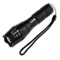 High-Intensity Zacro 1000 Lumen T6 LED Flashlight – Premium Metal Torch, Water-Resistant & Super Strong Telescopic Zoom, 5 Lighting Modes, Tactical Design for Camping, Hiking, Emergencies & Outdoor Adventures – Dual Powered Rechargeable 18650/ AAA battery. 