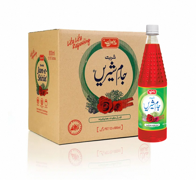 Qarshi Jam-E-Shirin 800ml - Pack of 12