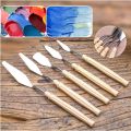 Pack of 5 Painting Palette Knife Stainless Steel Scraper Spatula Art Supplies for Artist. 