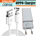 Original Oppo-High Speed Mobile Charger for All Android Phones With Type-C Cable. 