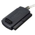 USB 2.0 Male to IDE SATA 2.5 "3.5" Converter Adapter Cable Hard Drive HDD Black. 