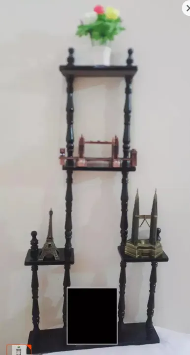 The%20Drawing%20Room-Modern%20hanging%20Wall%20shelves%20with%205%20steps-Brown%20Color%20-%20Image%202