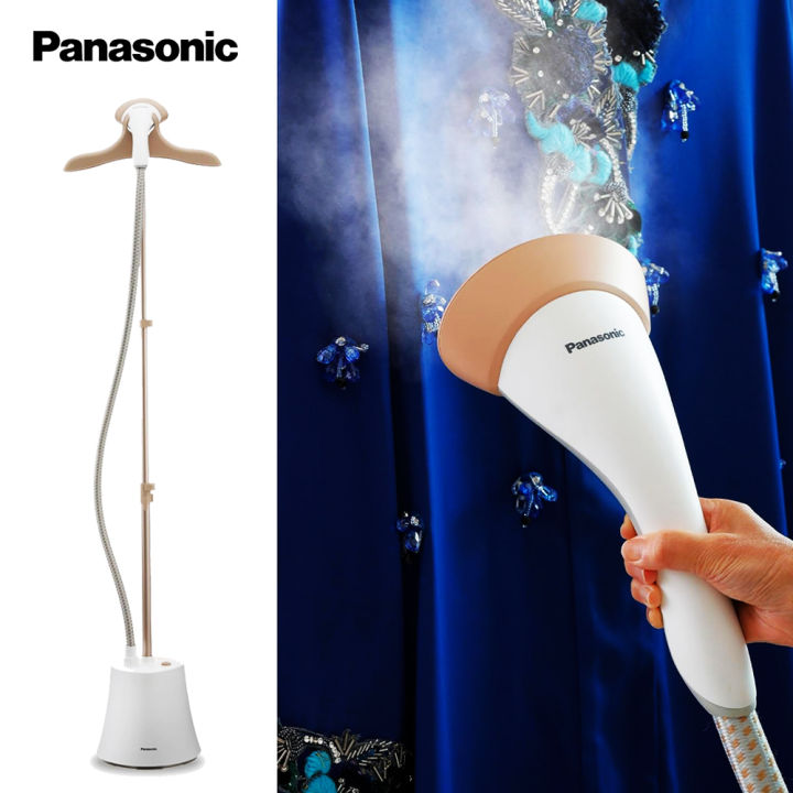 Panasonic 2000W Garment Steamer, Wide Head, 2 Steam Settings, 1.5L Tank. NI-GSG060