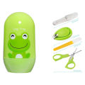 4Pcs/set Baby Nail Care Set Cute Cartoon Child Scissors Infant Nail Clipper Daily Newborn Nail Shell Shear Manicure Kit. 