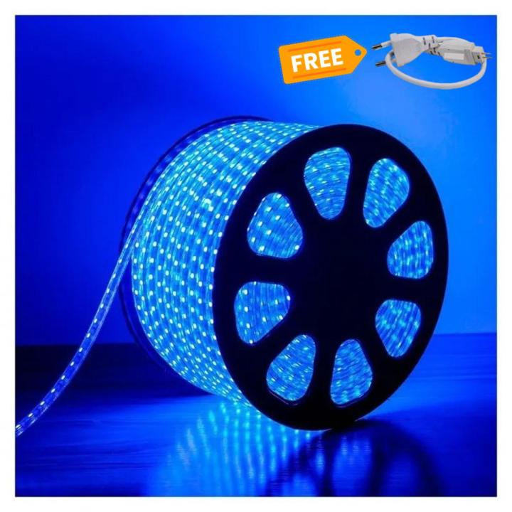 Led strip light Blue Flexible Rope Led Strip light with FREE Adapter Water Proof
