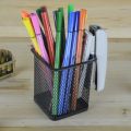 Pen Holder Square or Round Metal Mesh Pen Pencil Holder Durable Pen Organizer Pens/Pencils/Markers Supplies Pen Cup for School Office, Shop or Home use. 