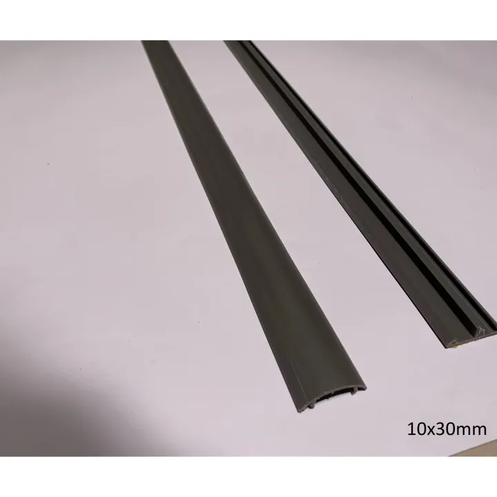 CableR%2010x30mm%20Wide%20Grey%20Floor%20Cable%20Duct%20with%20Guard%20Self-Adhesive%20Cable%20raceway%202%20ft%20gray%20-%20Image%204