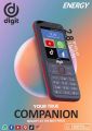 Digit 4G Energy (Touch & Type), Jazz Digit 4G Energy, Touch & Type, 2.8 inches Touch Display, 1GB Ram, 8GB Memory, Bluetooth, Wifi, WiFi Hotspot, 3000mAH Big Battery, PTA Approved with 1 Year brand Online Warranty. 