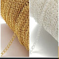 5/10/50 Yard stainless steel extension chain 2mm gold necklace chain for bracelets diy chain accessories jewellery making crafts. 