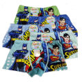 Foreign trade children's underwear boxer cartoon print boys Ben10 superman small children milk silk boxers batch. 