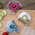 3 In 1 Trio Vegetable Fruit Peeler Slicer Stainless Steel Rotary Multifunctional Peel Blade Cutter Kitchen Tool For Salad Easy To Clean Hanging Round Home Peelers For Veggie With Good Grips Cutter Grater Potato Peeling Knife And Fruit Peeler. 