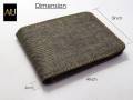 Slim wallet mini small wallet for boys, men stylish small wallet card holder for Students  BLUE CAMEL COFFEE BROWN. 