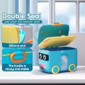 Portable Milk Powder Container Bus style / toy style baby milk container Orange - Blue color. 