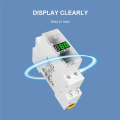 Din Rail Single Phase Ampere Meter Ac 40-500V Mini Modular Ammeter Gauge Indicator LED Digital Display, Not Transparent Durable Easy Install. 