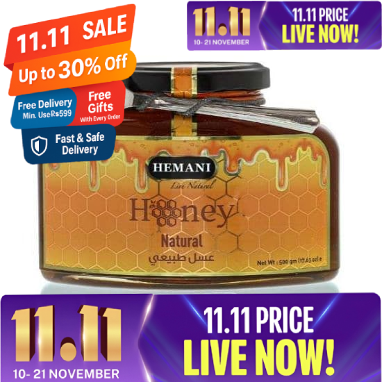 Hemani Live Natural - Pure Honey 500gm