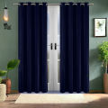 Velvet Curtains for Bedroom and Drawing Room Soft Elegant Fancy Design Premium Colors 1 Pair (2 Pcs). 