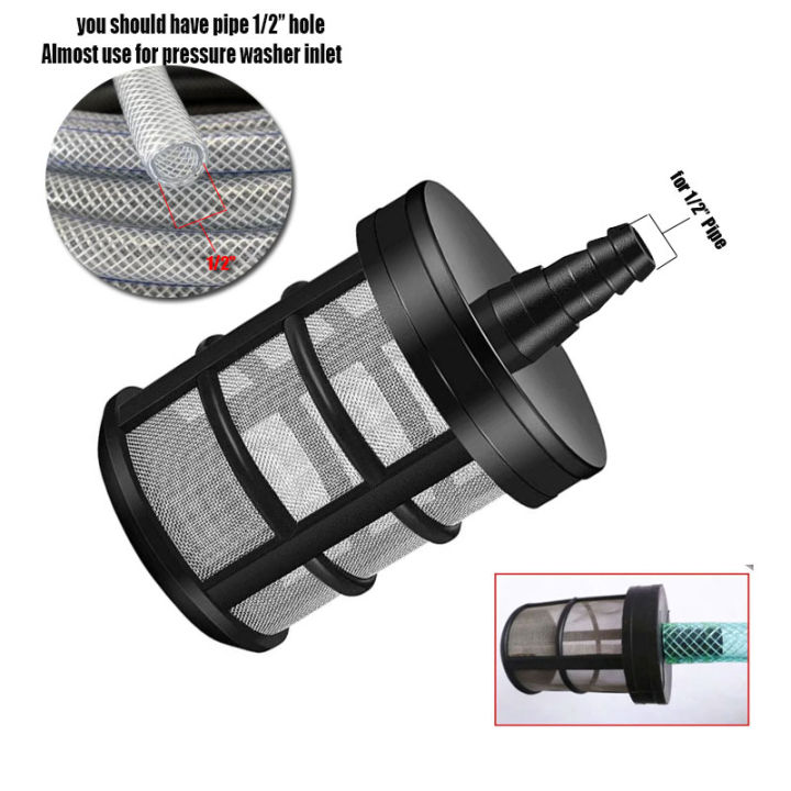 Bucket Suction Water Filter For Pressure Washer 1/2" Pipe