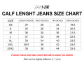 Beige Wide Leg High Waist Calf Lenght Denim Jeans | Export Quality | ZRANZIE. 