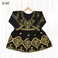 Summer Soft Cotton Balochi Design Baby Girl Frock Dress- 2Pc. 