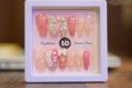 Glamorous 5D Artificial 12 pcs Fancy nails For Girls, Pearl and Sequined nail tips, Decorative and High-end artificial nails, Self Adhesive/ Stick On and easy to use, Reusable more then 10 times In Amazing and Dynamic Shades.. 