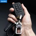 【XPS】Honda key Cover Case Keychain For Honda 2007-2020 CITY HRV CRV BRV CITY JAZZ CIVIC ACCORD Key Holder. 