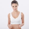 【Top mobile】Non-Binding Underwear Plus Size Yoga Shockproof Sports Bra Non Seamless One-piece. 