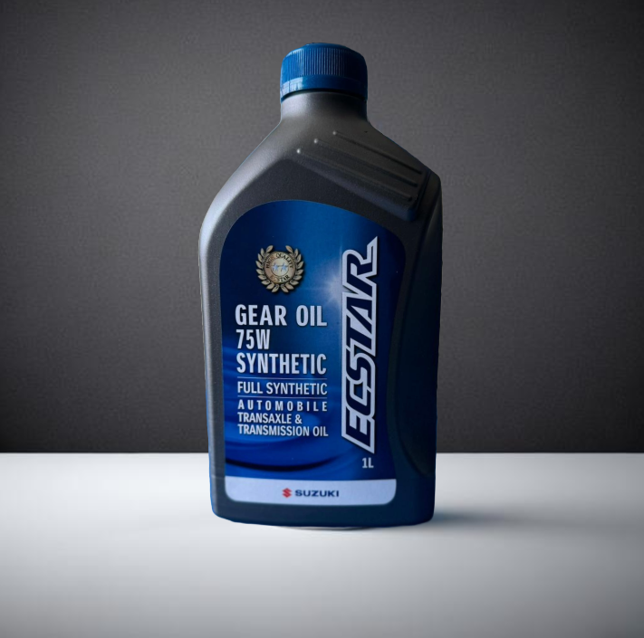 Genuine Suzuki Ecstar 75W Gear Oil- Fully Synthetic Gear Oil for Suzuki Automatic Cars, Transaxle Fluid, Gear Oil for AGS Alto, WagonR, Cultus