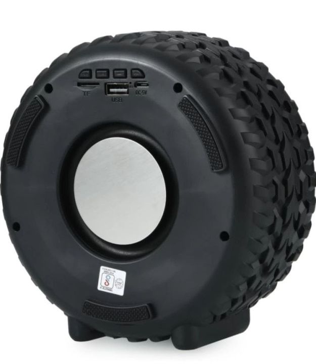 Tyre shape Bluetooth speaker Model# X-205 | Wireless, Portable, audioMusic, USB Rechargeable, unique in shape best for in & outdoor events.