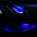 4PCS LED Ambient Light Car Inner Bowl Light Interior Armrest Lights Door Handle Lights Handrail Lights Decorative Lamp Car Light. 