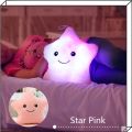 Creative Toy Luminous Relax Body Pillow Soft Stuffed Plush Glowing Colorful Star Shape Cushion Led Light  Toys Gift For Kids Children Girls 7 Colour Changeable bed gift girl present kids toys Cushion ( Without Battery ). 