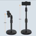 MOBILE STAND SMARTPHONE ROUND BASE L8 RETRACTABLE MULTIFACTIONAL MOBILE HOLDER STAND. 