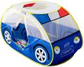 Playhouses Tent for Kids Outdoor and Indoor Pop Up Car Kid Play House Castle Tent Toys with Carrying Case, Best Gift for 1-8 Years Old Kids Children Boy Girls (Blue Police Car Tent). 