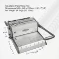 Spiral Binding Machine Metal Body X-5 TARGET (20 Sheets) 2 in 1 (Comb & Wire). 