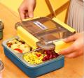 Premium Insulated Lunch Box - Keep Food Hot or Cold - Large Thermal Lunch Box for Office, School, and Picnic - Reusable Lunch Box - Ideal for Kids, Girls, Women, and Men - Perfect Tiffin Box for School and Office Stainless Steel Material. 