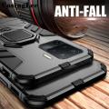Casinglee Shockproof Armor Stand Case for OPPO F19 Pro with Holder Ring Cover Cases for Oppo F19 Pro Car Magnet Phone Casing Housing. 