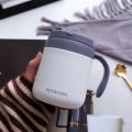 350ml/500ml Stainless Steel Double Wall Vacuum Flask Office Coffee Tea Mug Thermos Tumbler Cup with Handle Travel Coffee Mug Hot & Cold Cute Mug  Ideal for office, travel, and outdoor activities | Pickme Up Store. 