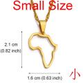 Anniyo Color Flag Nigeria Jamaica With Rhinestone Africa Maps Pendant Necklaces Ethnic Jewelry #122721. 