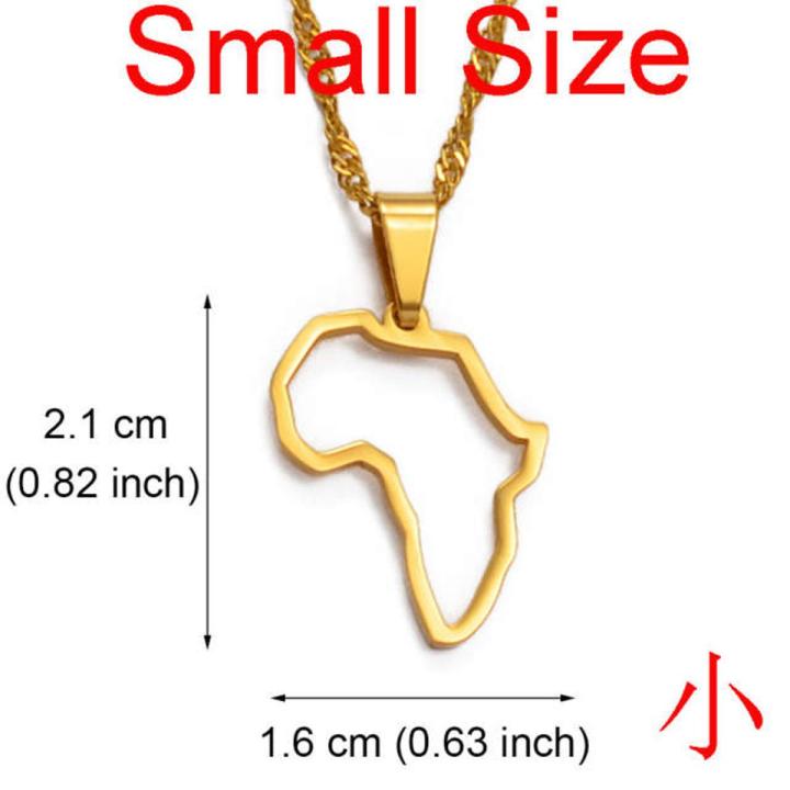 Anniyo Color Flag Nigeria Jamaica With Rhinestone Africa Maps Pendant Necklaces Ethnic Jewelry #122721