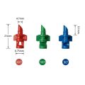 15 Pcs 90/180/360 Degrees Refraction Spray Nozzle Garden Greenhouse Irrigation System Misting Sprinkler Head. 