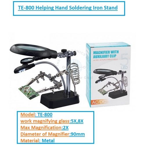 Helping Hand Soldering Iron Stand TE-800 TE-801 TE-805 Soldering Stand