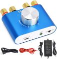 Facmogu F900 2 CH Bluetooth Amplifier 100W with Power Supply Adapter DC 12V 5A, 50W + 50W BT 5.0 Mini Wireless Audio Power AMP for Home HiFi Stereo Speaker. 