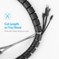 1/1.5/3/5/10 Meter 8/10/15/20/25/30/35mm Line Organizer Pipe Protection Spiral Wrap Winding Cable Wire Protector Cover Tube. 