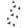 2 sheet Waterproof Temporary Tattoo Sticker free Bird new design tattoo stickers fake tattoo for kid man woman and girl. 