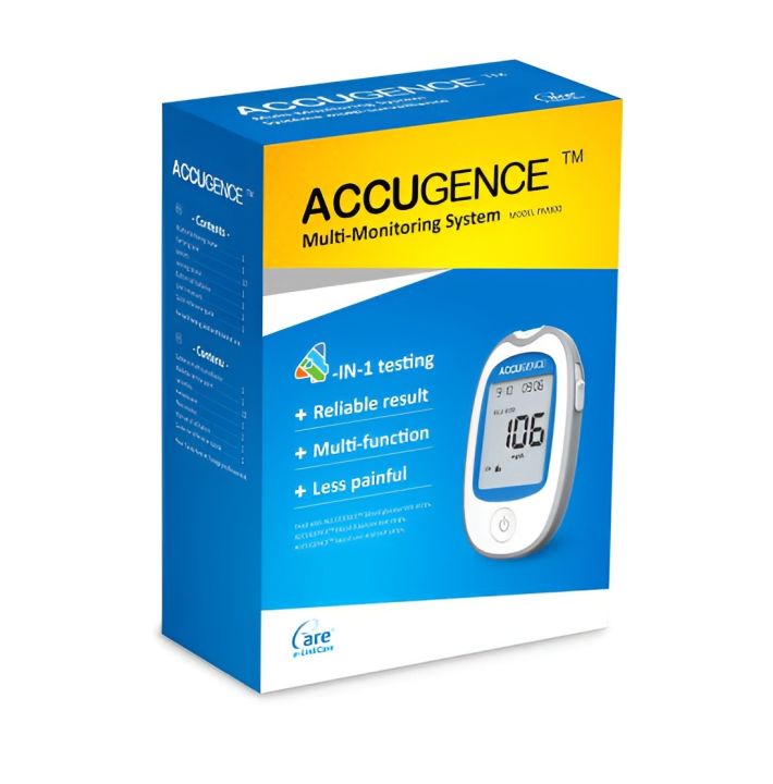 Accugence Multi-Meter | 4.in.1 Testing | Glucose Meter | Ketone Meter | Uric-acid Meter | Sugar Meter | NEW BOX PACKED | Model# PM900 | With All Accessories | Imported Stock | Imported Health Monitoring Meter | NO RETURN POLICY!