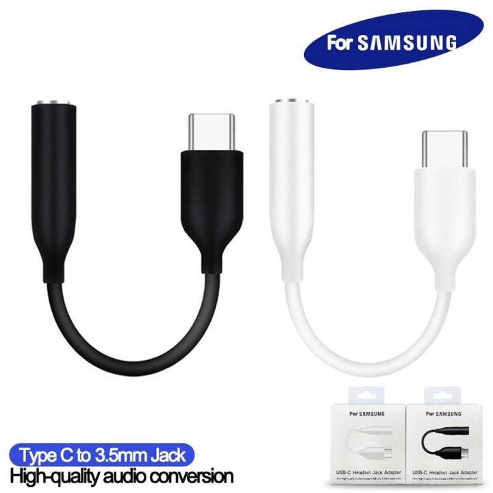100% Original Type C 3.5mm Headphone Jack Adapter Usb C To 3.5 MM Aux Audio Convertor for Samsung S21/s21 plus/s21ultra/s20 fe/s20 lite/ s20/s20 plus/s20 ultra,s10/s10 plus/s10,Note 20/note 20 ultra/note 10/note 10 plus/Z flip/Z fold2 /OPPOFind X/xiaomi