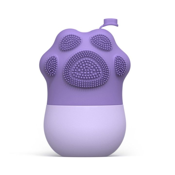 Purple-Silicone Facial Skin Lifting Ice Ball Reduce Acne Facial Muscle Cold Therapy Rollers Skin Tighten Cooling Rollers