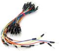 65PCS Male to Male Flexible Breadboard jumper wire. 