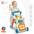 Huanger - Baby Stroller Sit-to-Stand Learning Walker, Educational Push Toys For Babies, Music and Lighting, Artboard, Baby Music Toys Set-Kids Educational Game Toys. 