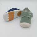 X.Wawa Baby Soft Mesh Shoes – Non-Slip First Walkers for Boys (Blue & Green). 